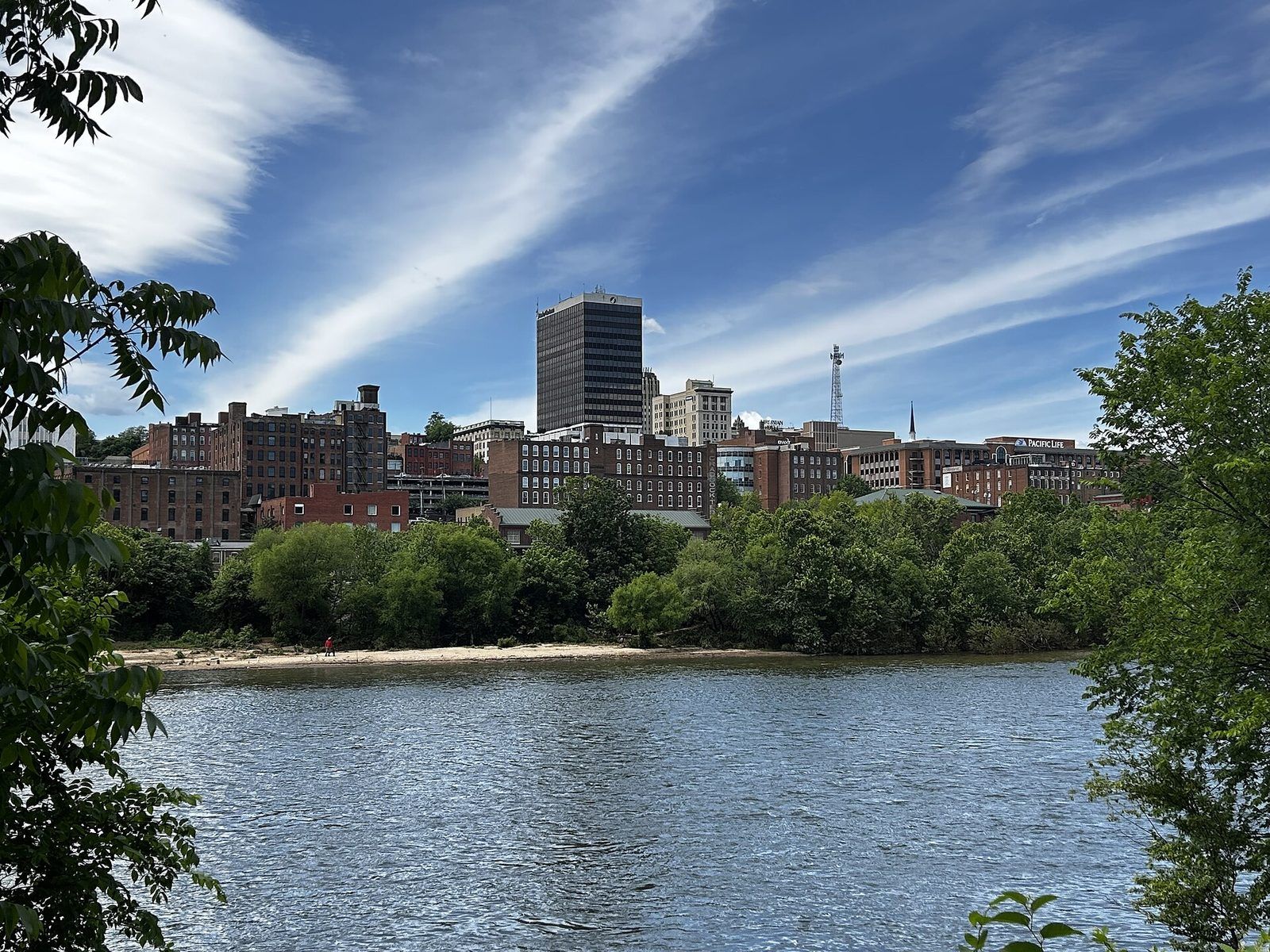 Downtown Lynchburg zoomed in